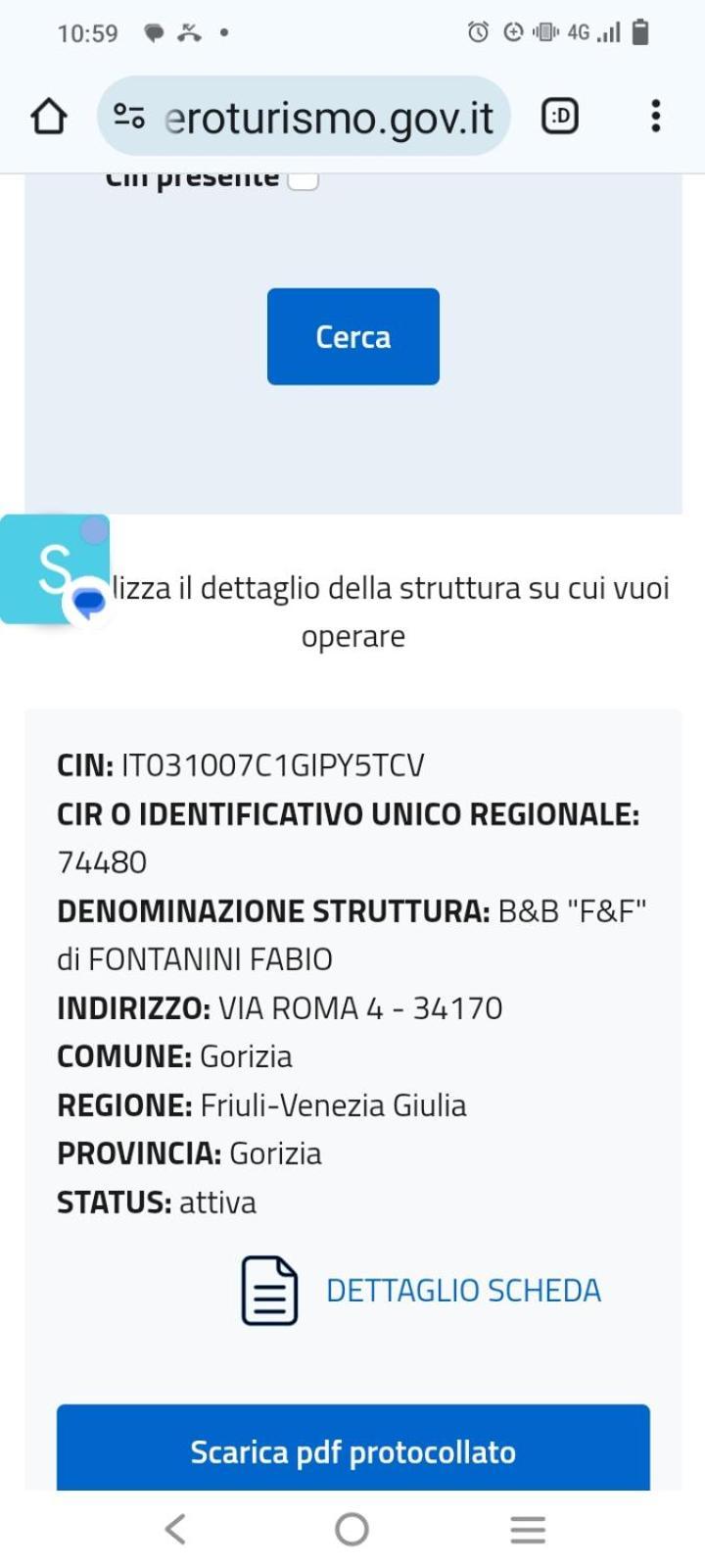 B&B Ff Gorizia Exterior photo